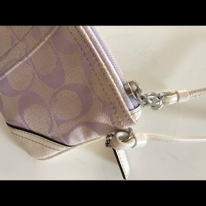 Coach zippered wristlet